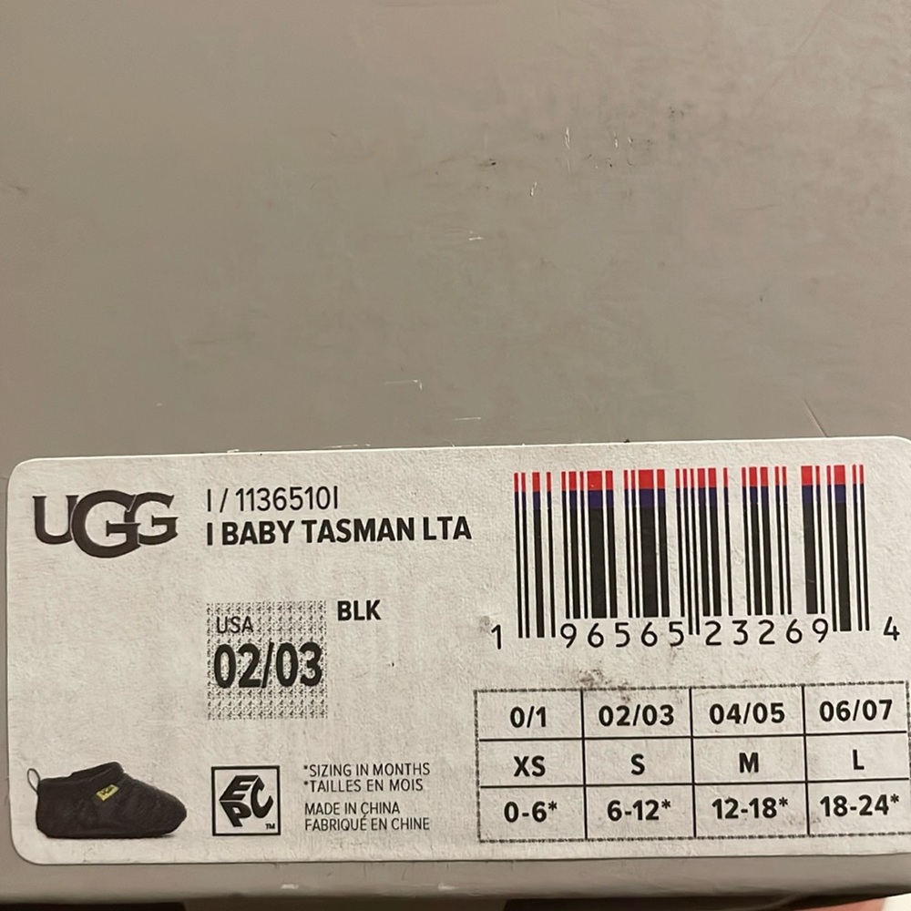 UGG baby tasman LTA black - Picture 7 of 7